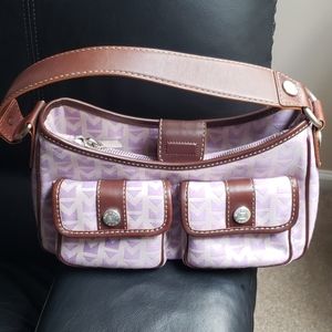 Vintage Michael Kors Signature Orchid Hand bag